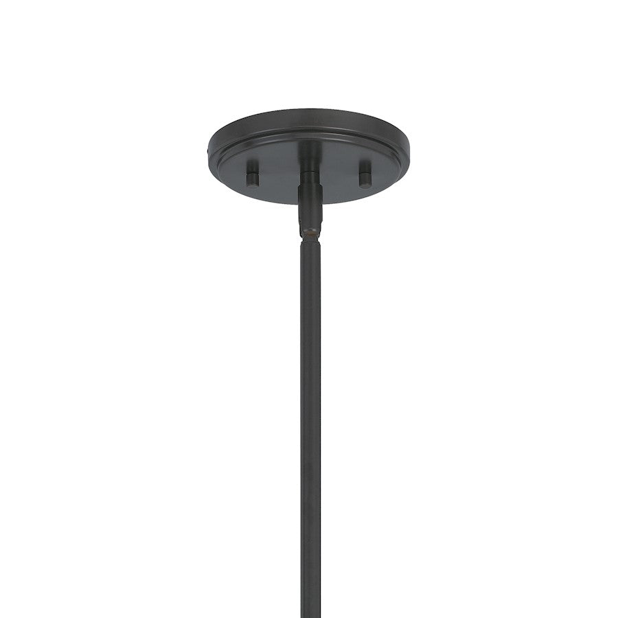 Quoizel Stella 7" 1 Light Mini Pendant, Western Bronze/Clear