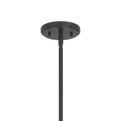 Quoizel Stella 7" 1 Light Mini Pendant, Western Bronze/Clear