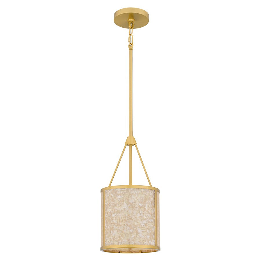 1 Light Mini Pendant, Gold