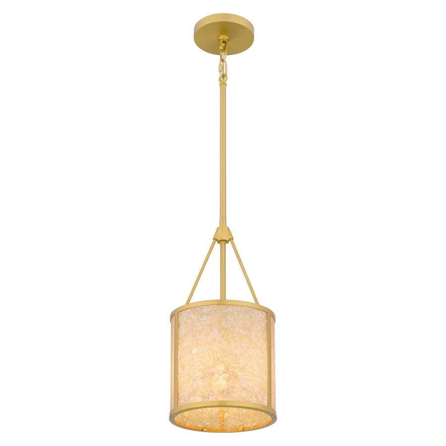 1 Light Mini Pendant, Gold