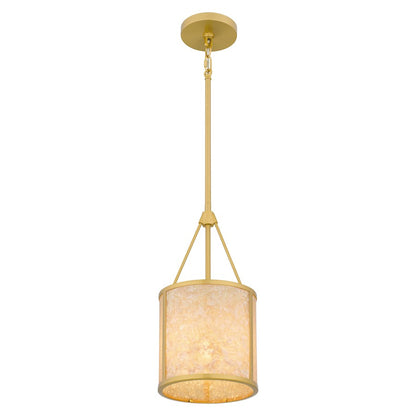 1 Light Mini Pendant, Gold
