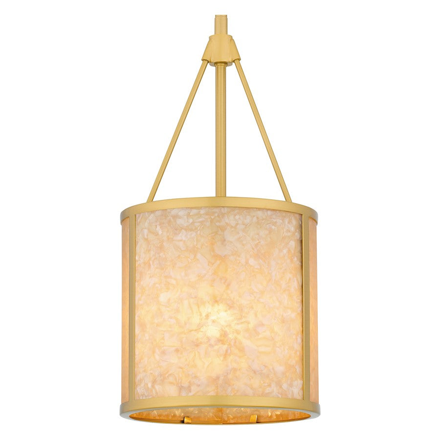 1 Light Mini Pendant, Gold