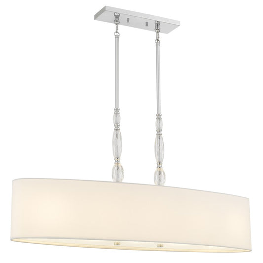 Quoizel Stone 5-Lt Polished Chrome Island Light, Polished Chrome - STON542C