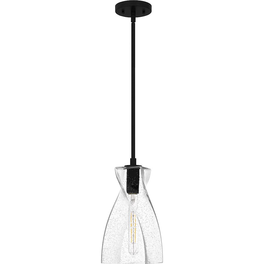 1 Light 13" Mini Pendant, Black