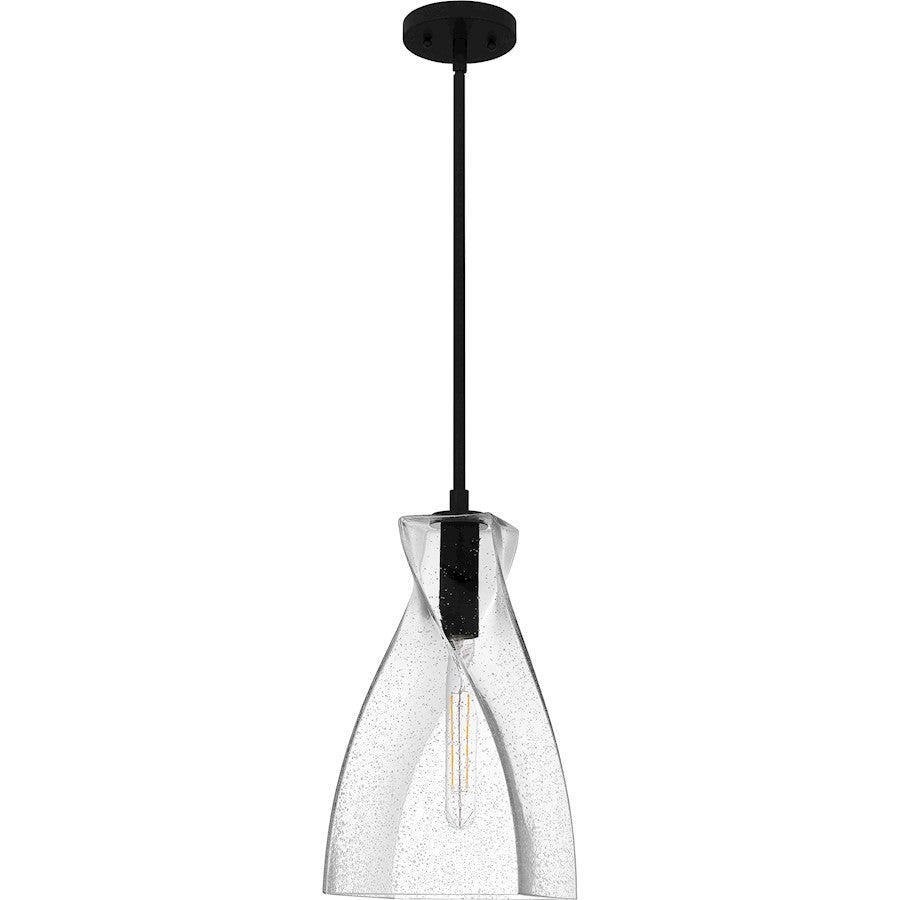 1 Light 16" Mini Pendant, Black