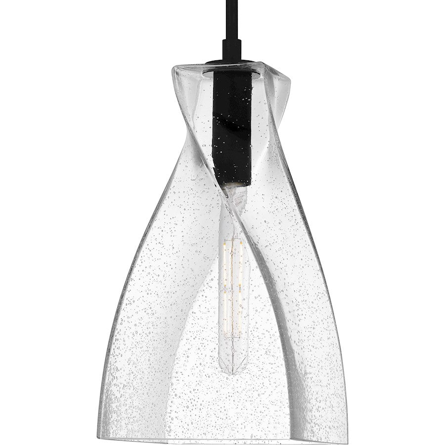 1 Light 16" Mini Pendant, Black
