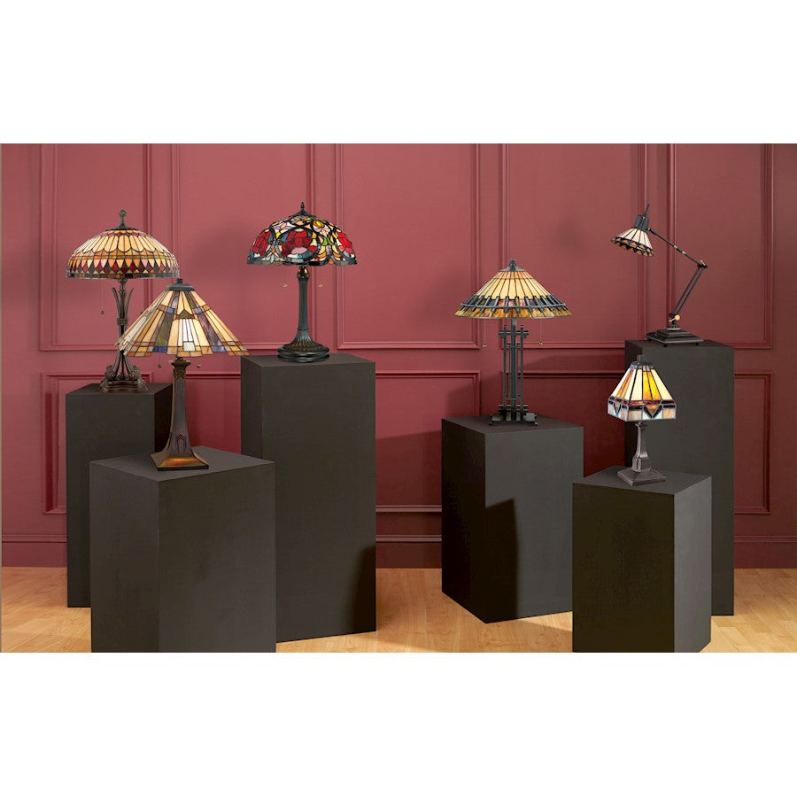 Lighting Tiffany Table Lamp, Vintage Bronze