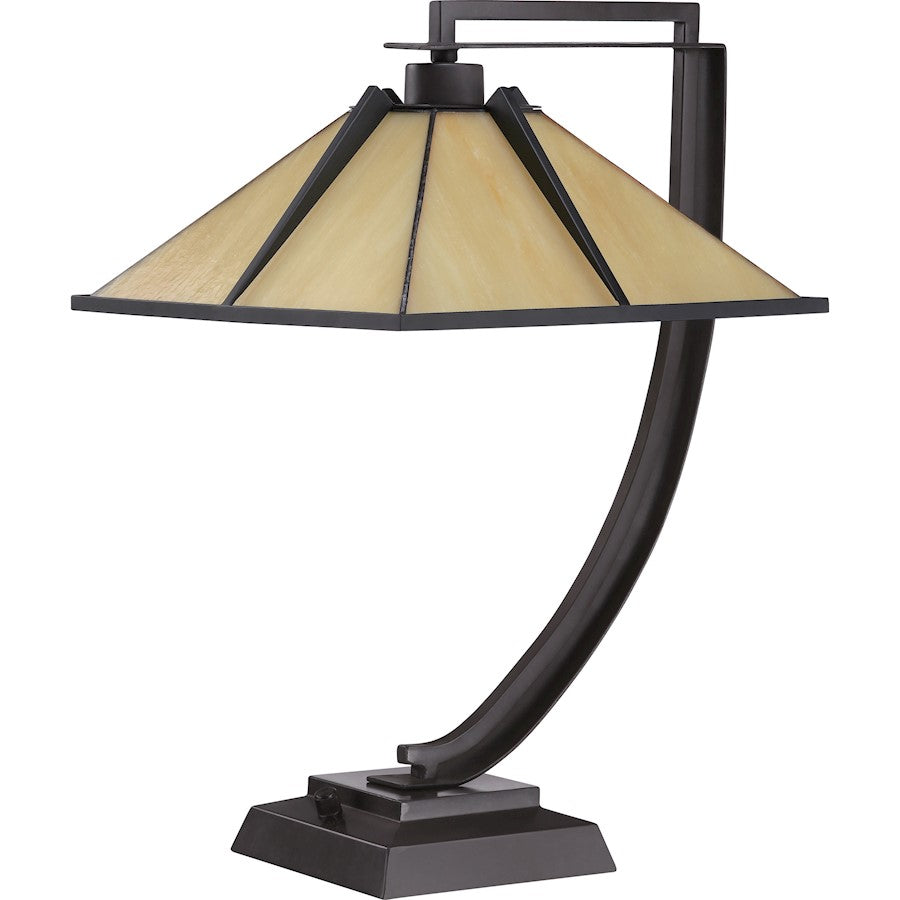 Pomeroy Tiffany Table Lamp, Western Bronze