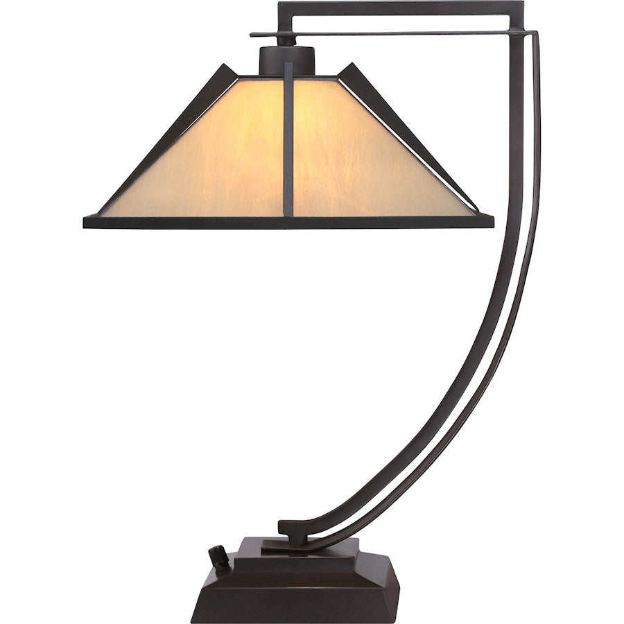 Pomeroy Tiffany Table Lamp, Western Bronze