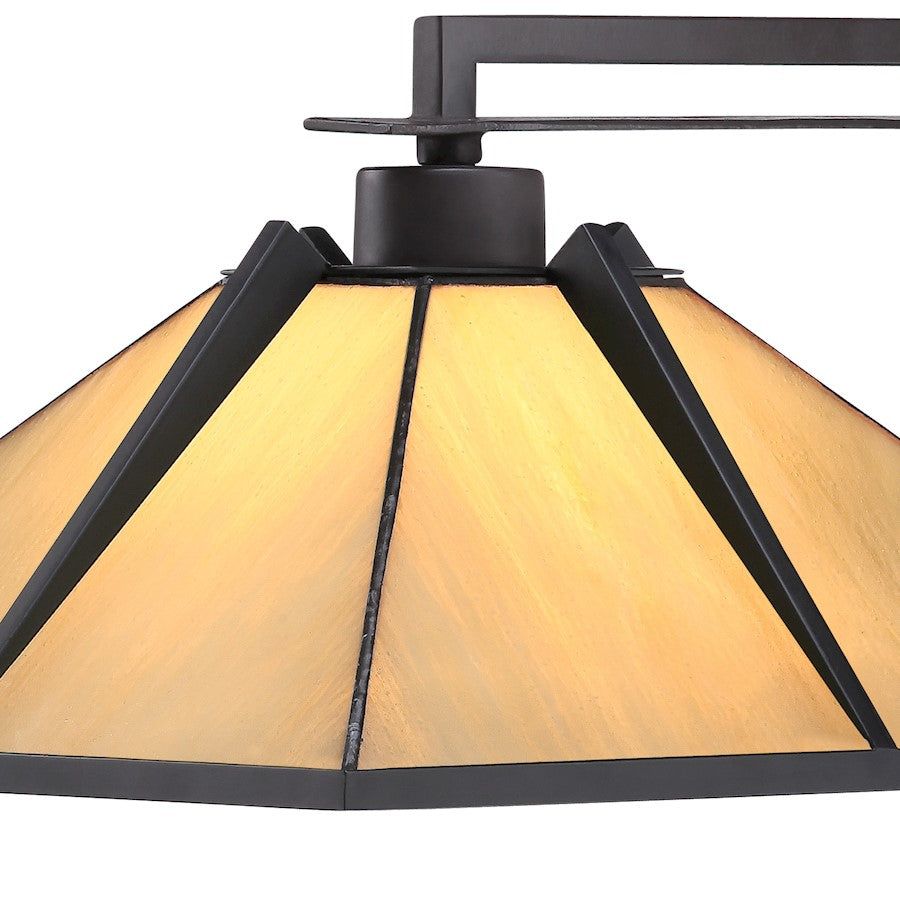 Pomeroy Tiffany Table Lamp, Western Bronze