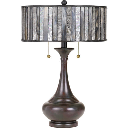 15" Tiffany Table Lamp, Valiant Bronze