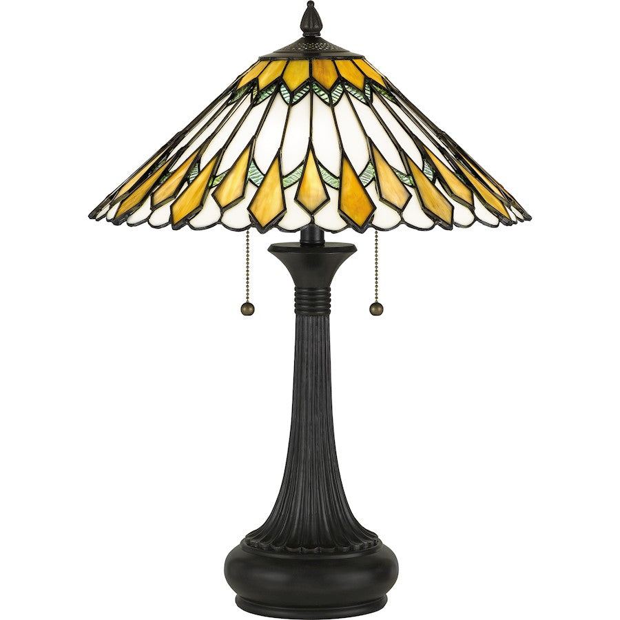Maddow Table Lamp, Vintage Bronze/Tiffany