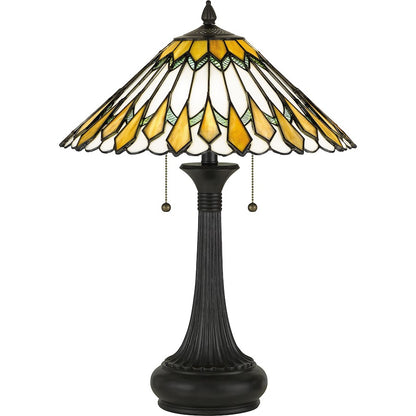 Maddow Table Lamp, Vintage Bronze/Tiffany