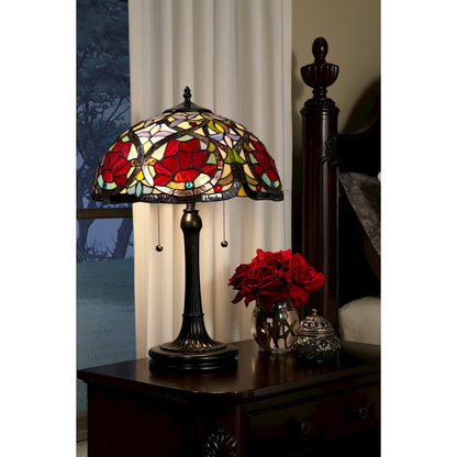 Larissa Tiffany Table Lamp, Vintage Bronze