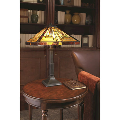 Stephen Tiffany Table Lamp, Vintage Bronze