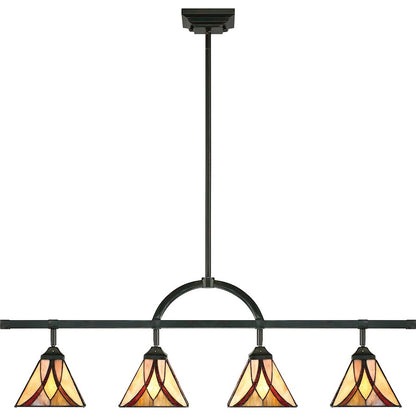 Quoizel Asheville 4 Light Ceiling Track Lights, Valiant Bronze