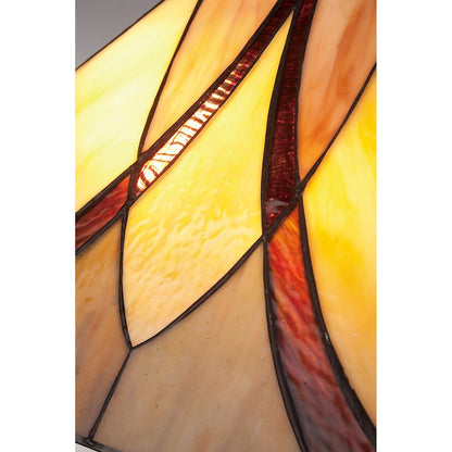 Asheville Tiffany Floor Lamp, Valiant Bronze