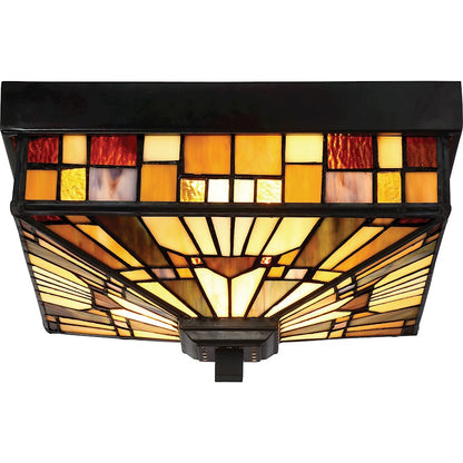 Quoizel Inglenook 2 Light Outdoor Lantern, Valiant Bronze