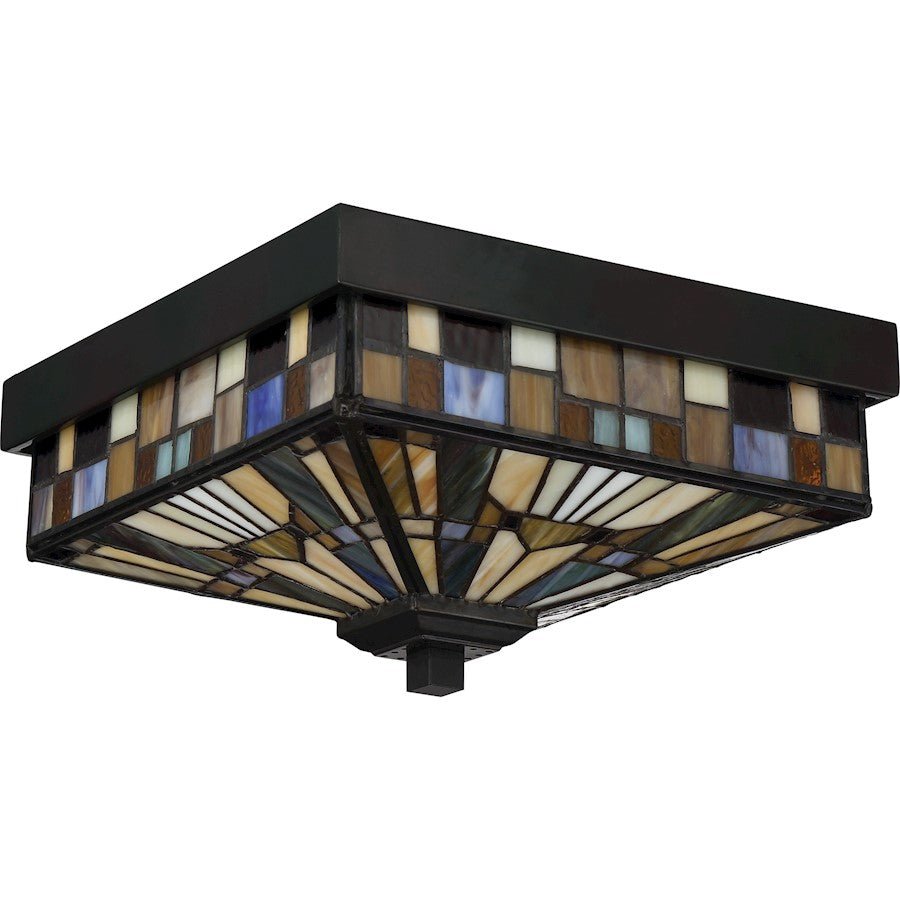 Quoizel Inglenook 2 Light Outdoor Lantern, Valiant Bronze