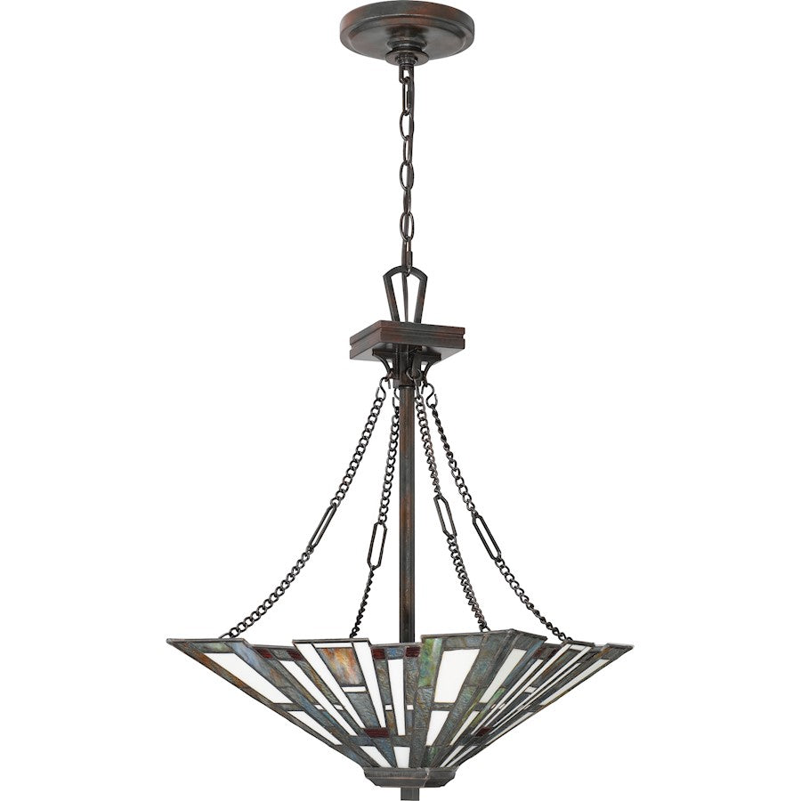 3 Light Pendant, Valiant Bronze