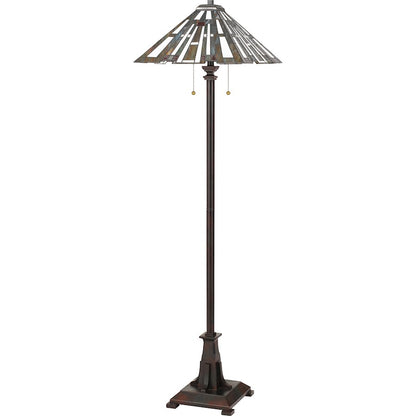 Quoizel Maybeck Floor Lamp, Valiant Bronze