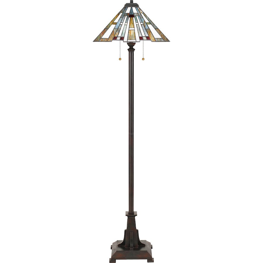Quoizel Maybeck Floor Lamp, Valiant Bronze