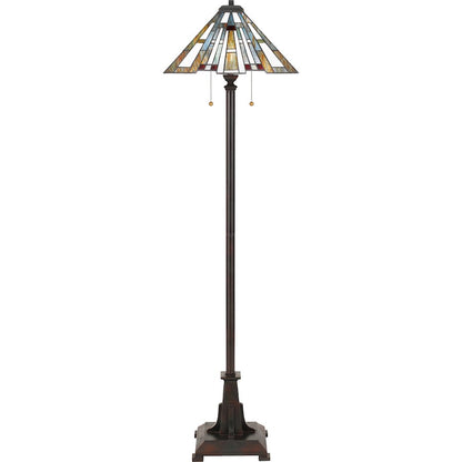 Quoizel Maybeck Floor Lamp, Valiant Bronze