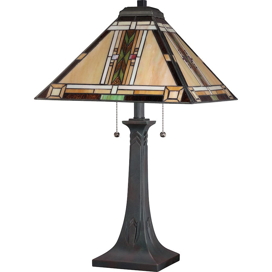 Navajo Table Lamp, Valiant Bronze