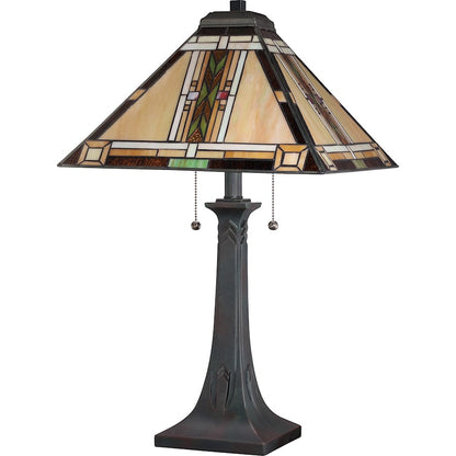 Navajo Table Lamp, Valiant Bronze