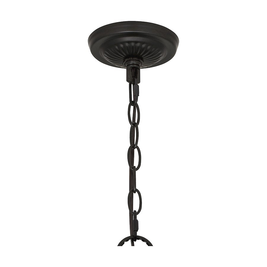 Quoizel 3 Light Stephen Chandelier, Vintage Bronze