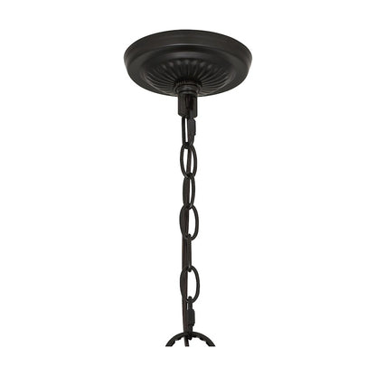 Quoizel 3 Light Stephen Chandelier, Vintage Bronze