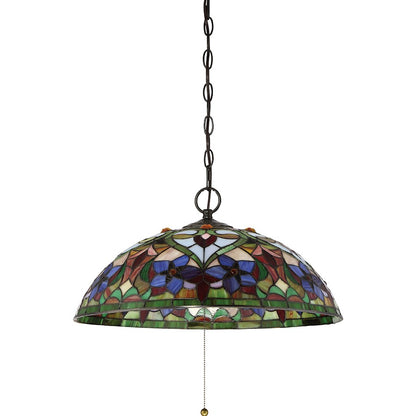3 Light Pendant, Vintage Bronze