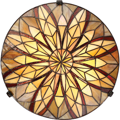 Quoizel Victory Flush Mount, 2 Light, Valiant Bronze