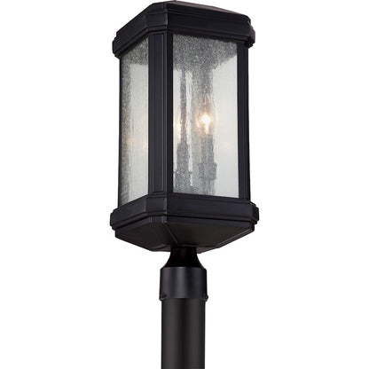 Quoizel Trumbull Outdoor Post Light, Mystic Black