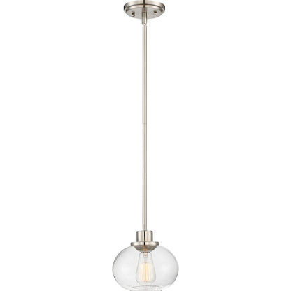 1 Light, Brushed Nickel