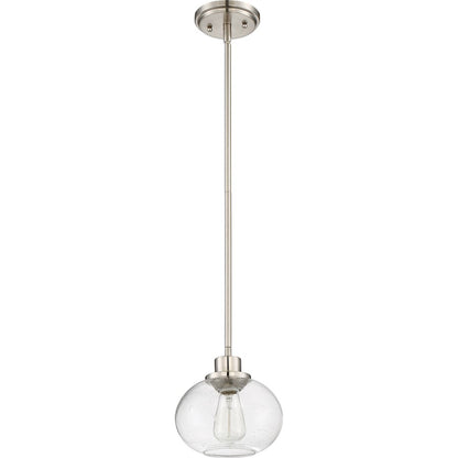 1 Light, Brushed Nickel