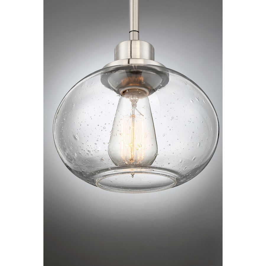 1 Light, Brushed Nickel