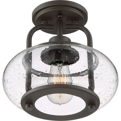 Quoizel Trilogy 1 Light Semi-Flush Mount