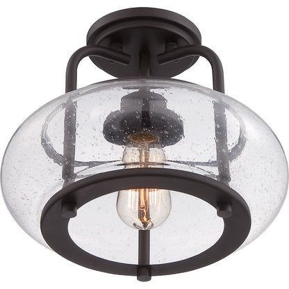 Quoizel Trilogy Semi-Flush Mount, Old Bronze