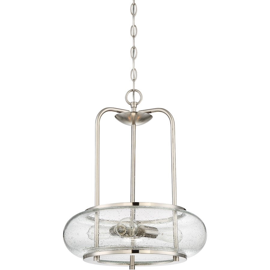 3 Light, Brushed Nickel