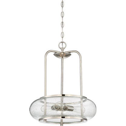 3 Light, Brushed Nickel