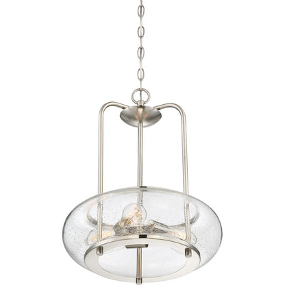 3 Light, Brushed Nickel