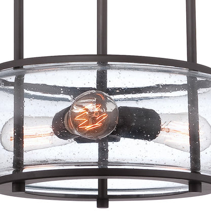 Quoizel Trilogy Pendant in Old Bronze