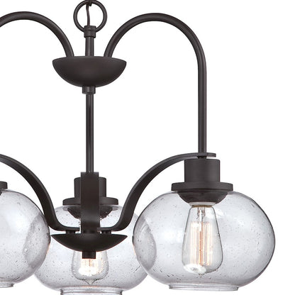 Quoizel Trilogy Chandelier, Old Bronze