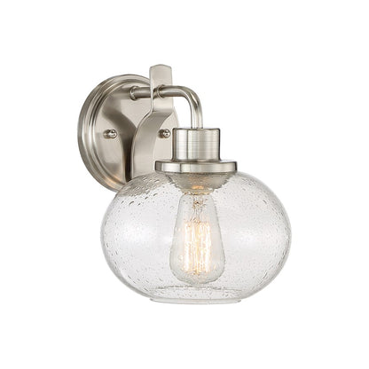 Quoizel Trilogy Wall Sconce, 1 Light, Brushed Nickel