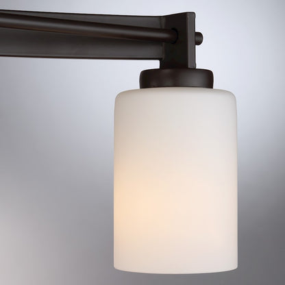 Quoizel 4 Light Taylor Bath Fixture in Western Bronze
