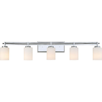 Quoizel Taylor Bath Light, 5 Light, Polished Chrome