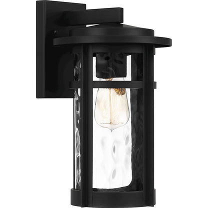 Quoizel Uma 1 Light 14" Outdoor Wall Mount, Matte Black