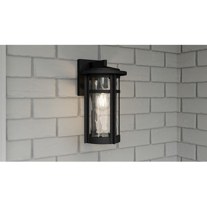 Quoizel Uma 1 Light 14" Outdoor Wall Mount, Matte Black