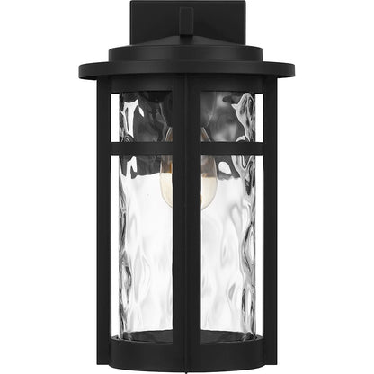 Quoizel Uma 1 Light 14" Outdoor Wall Mount, Matte Black